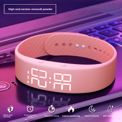 Silent vibration electronic watch