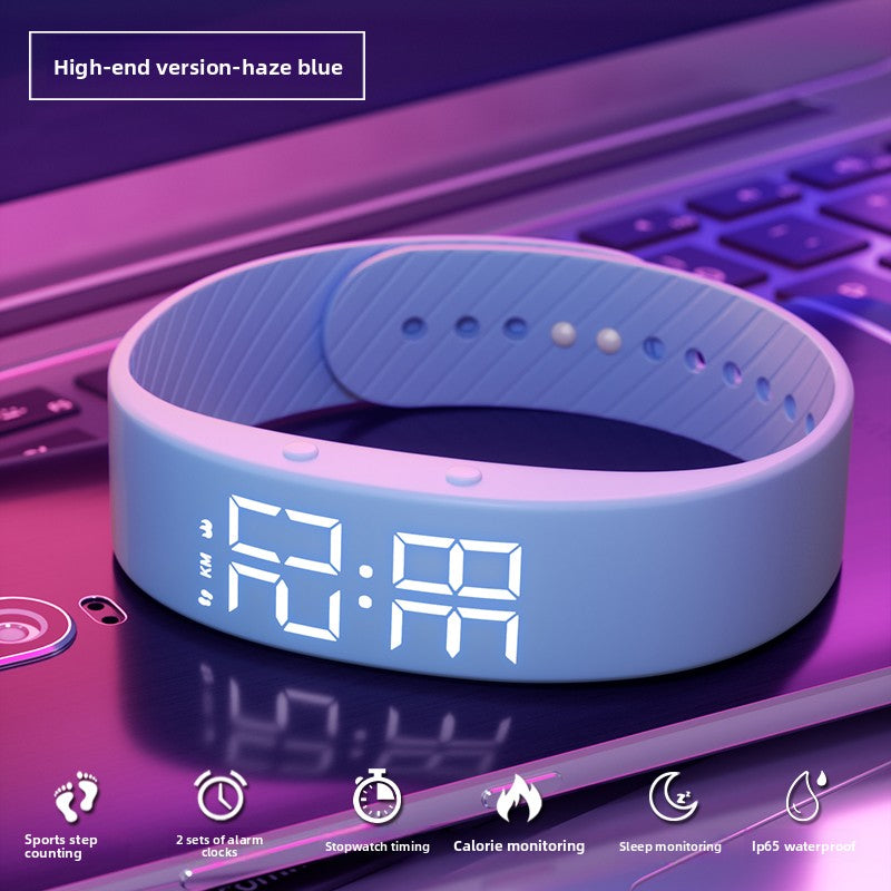 Silent vibration electronic watch