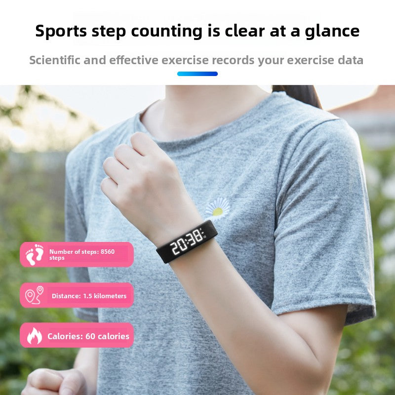 Silent vibration electronic watch