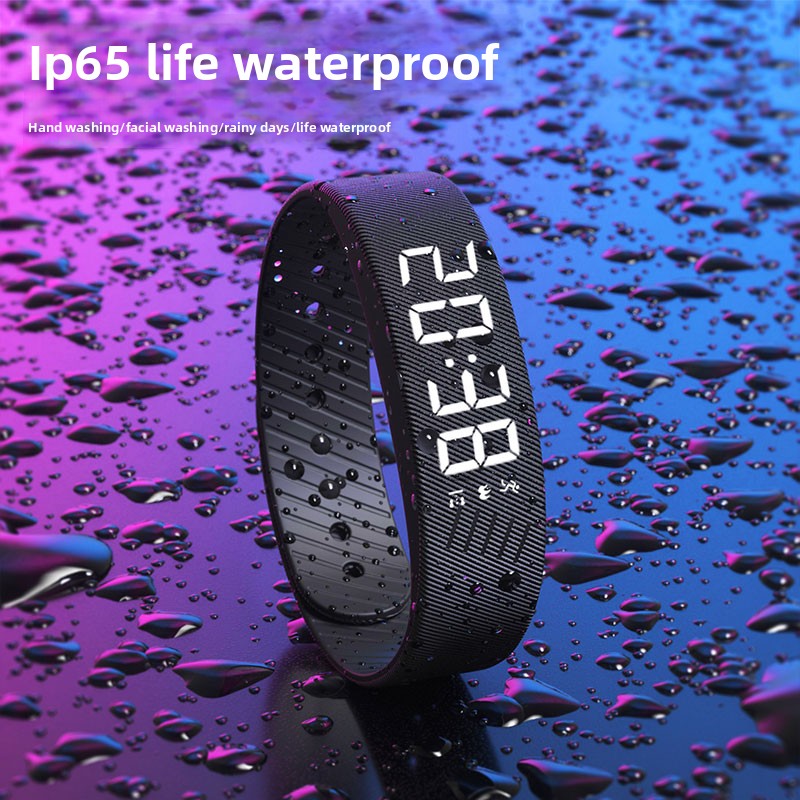 Silent vibration electronic watch