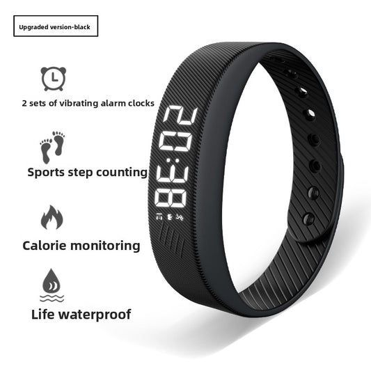 Silent vibration electronic watch