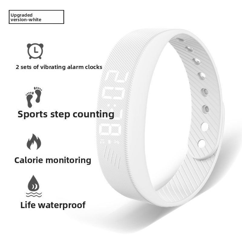 Silent vibration electronic watch