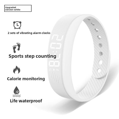 Silent vibration electronic watch