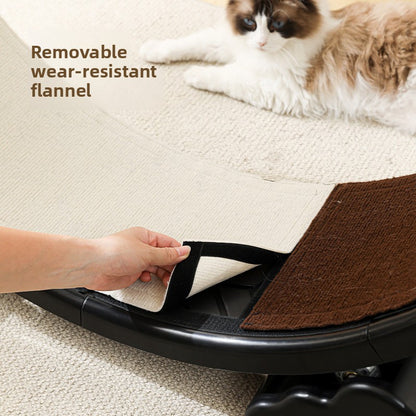 Silent Wheel Cat Treadmill with Claw Grinding and Climbing Frame