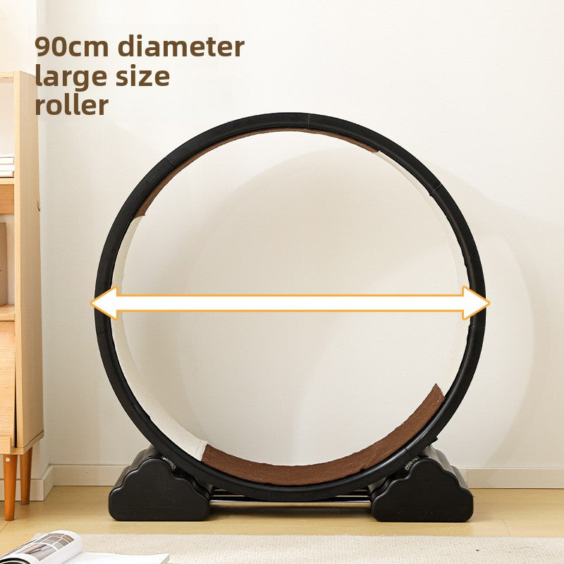 Silent Wheel Cat Treadmill with Claw Grinding and Climbing Frame