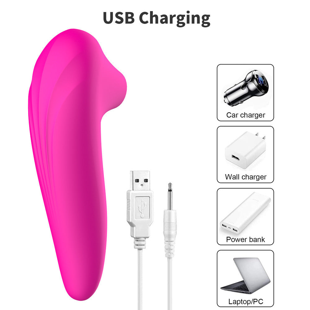Silicone Adult Vibrator with Suction Function