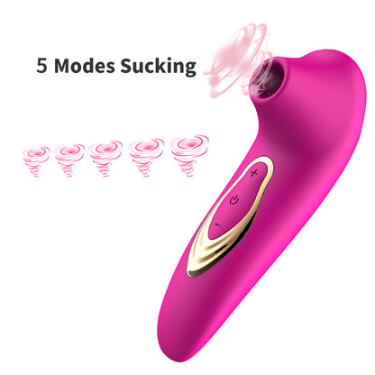 Silicone Adult Vibrator with Suction Function