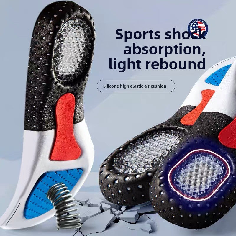 Silicone Air Cushion Sports Insoles Product Attribute