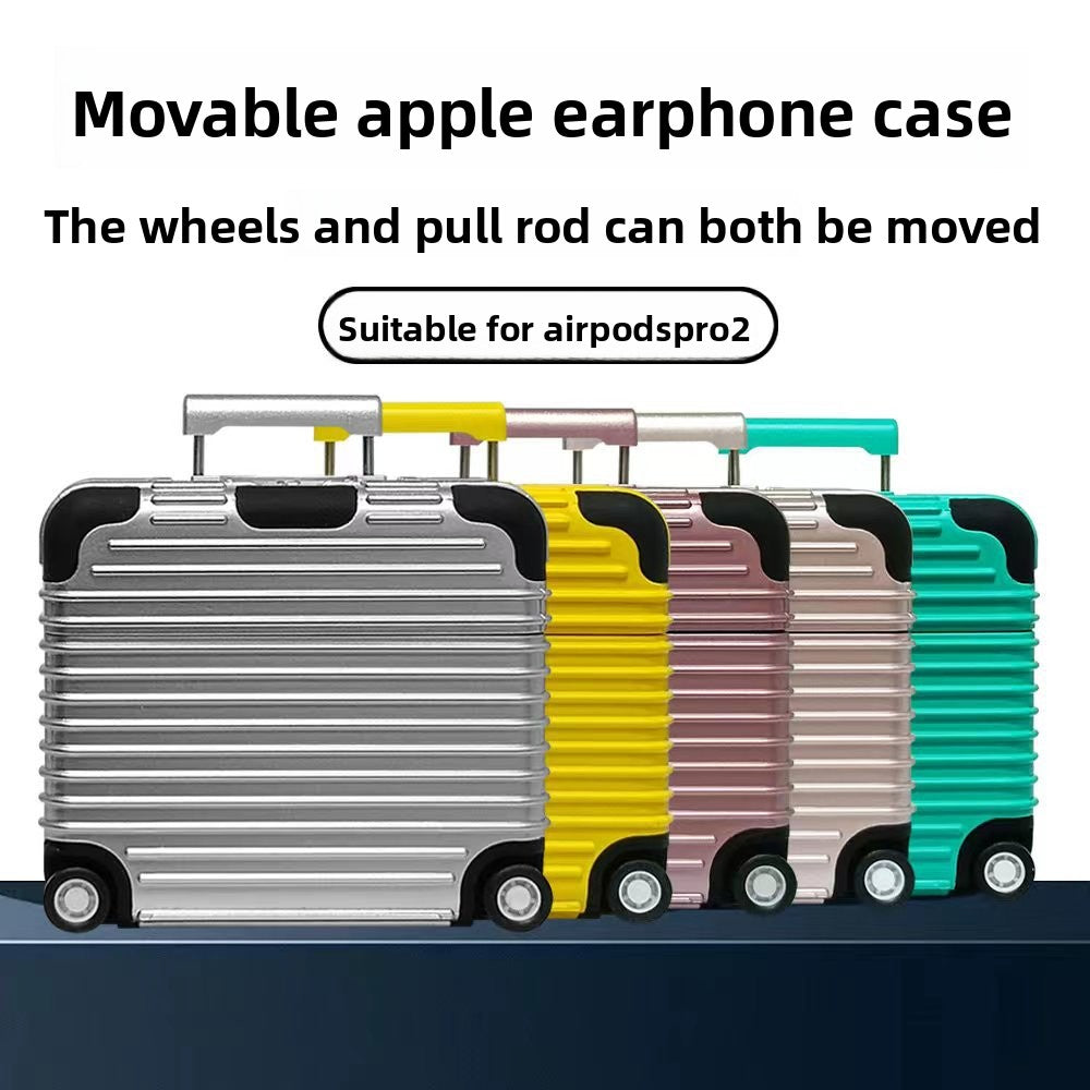 Silicone AirPods Protective Case Luggage Design