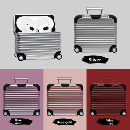 Silicone AirPods Protective Case Luggage Design