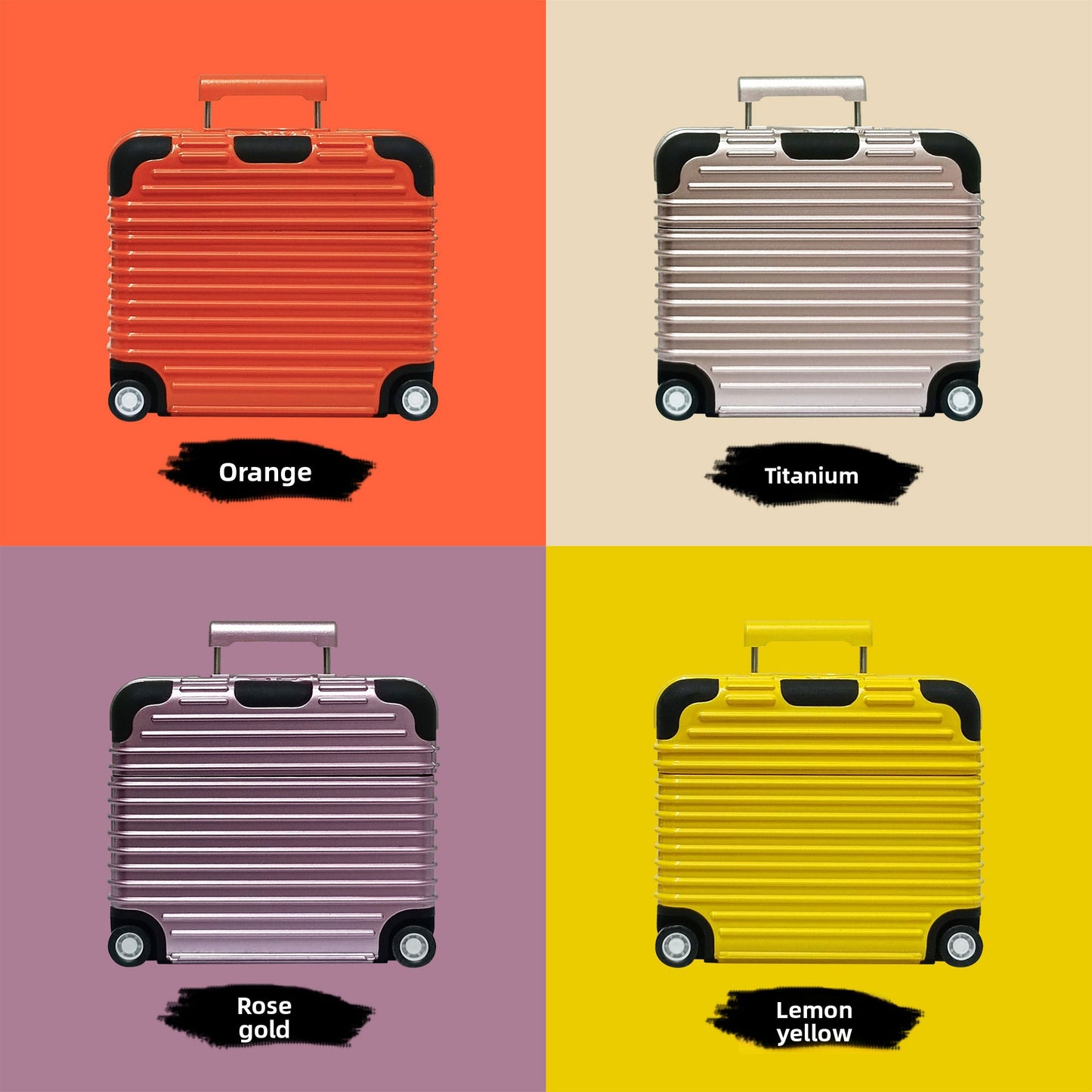 Silicone AirPods Protective Case Luggage Design