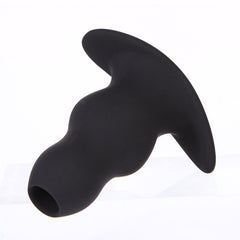 Black silicone long hollow small