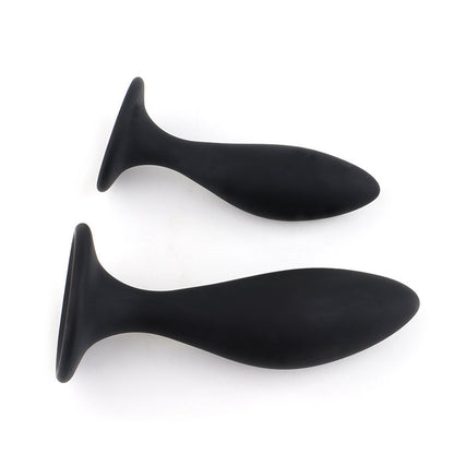 Silicone Anal Plug with Pull Beads