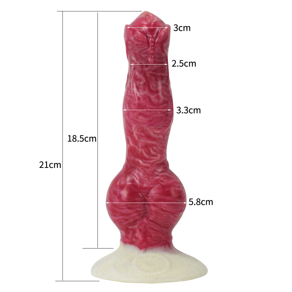 Silicone Anal Plug with Spray Function