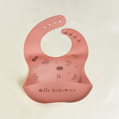 Silicone baby bib