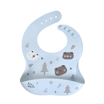 Silicone baby bib