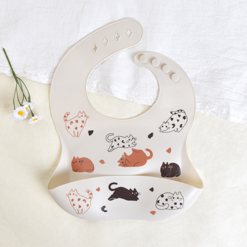 Silicone baby bib