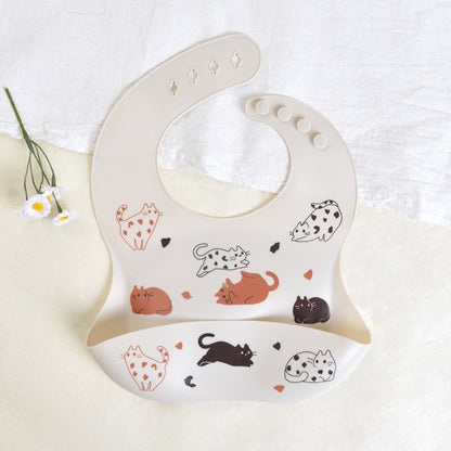 Silicone baby bib