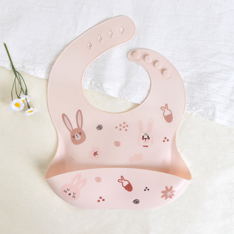 Silicone baby bib