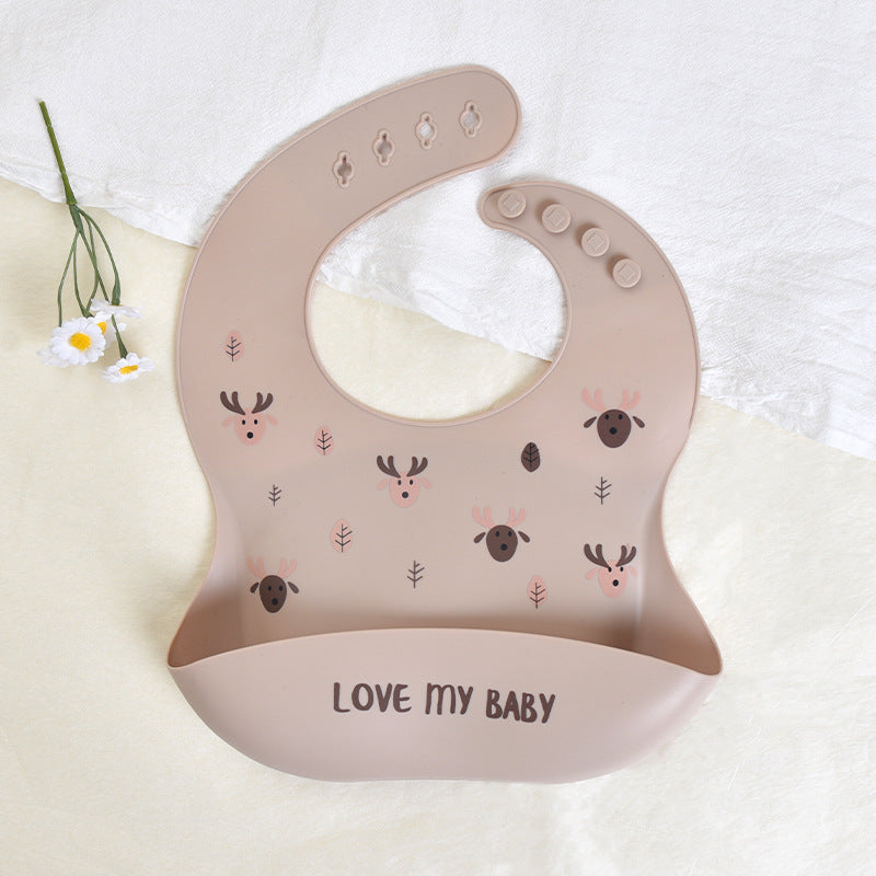 Silicone baby bib