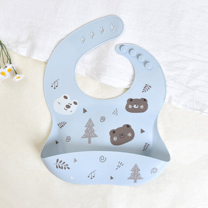Silicone baby bib