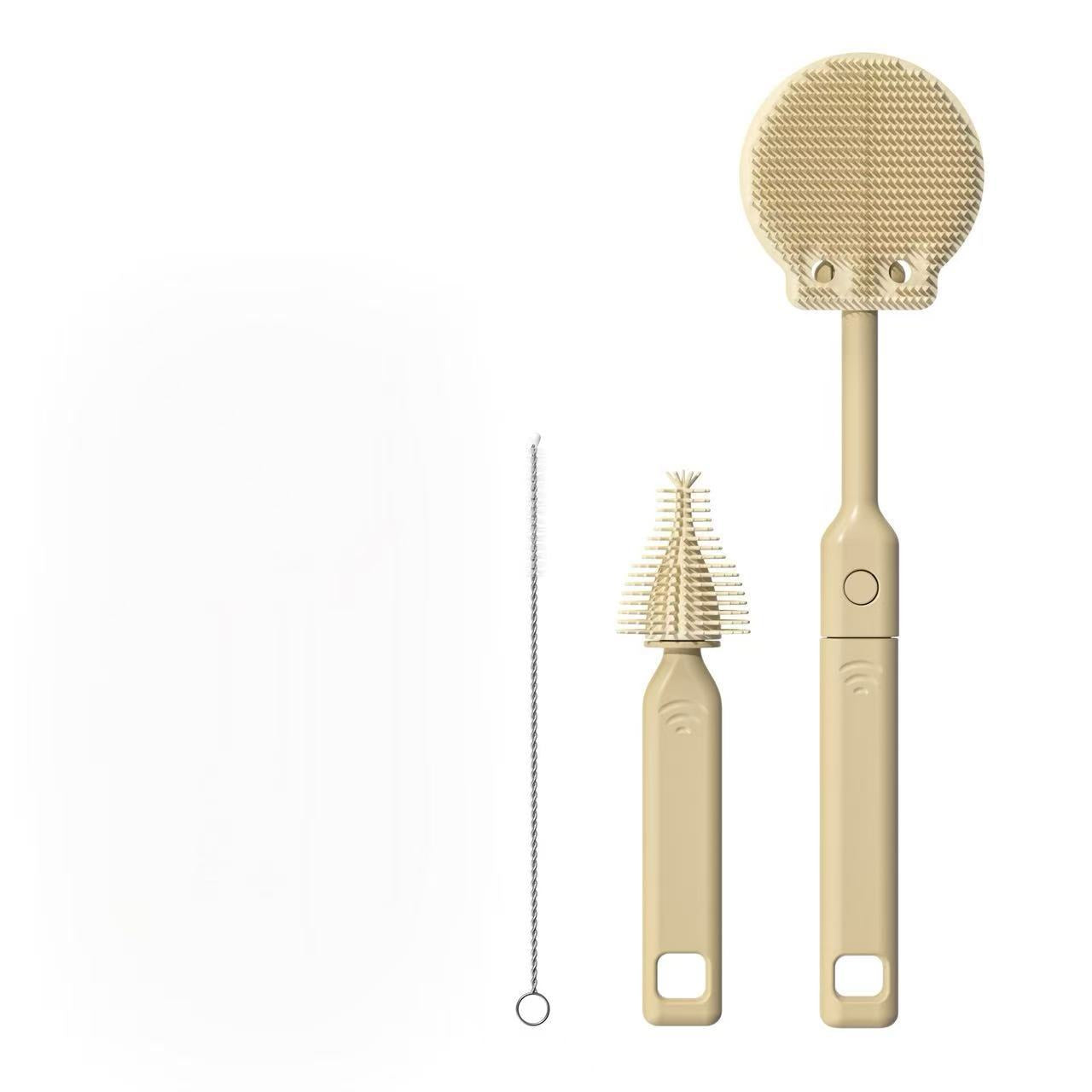 Silicone baby bottle brush set