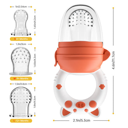 Silicone Baby Fruit Feeder Teether Pacifier