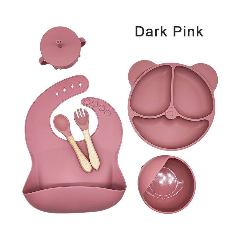 Silicone Baby Tableware Set 6-Piece