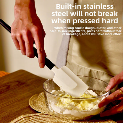 Silicone Baking Scraper with Wood Handle