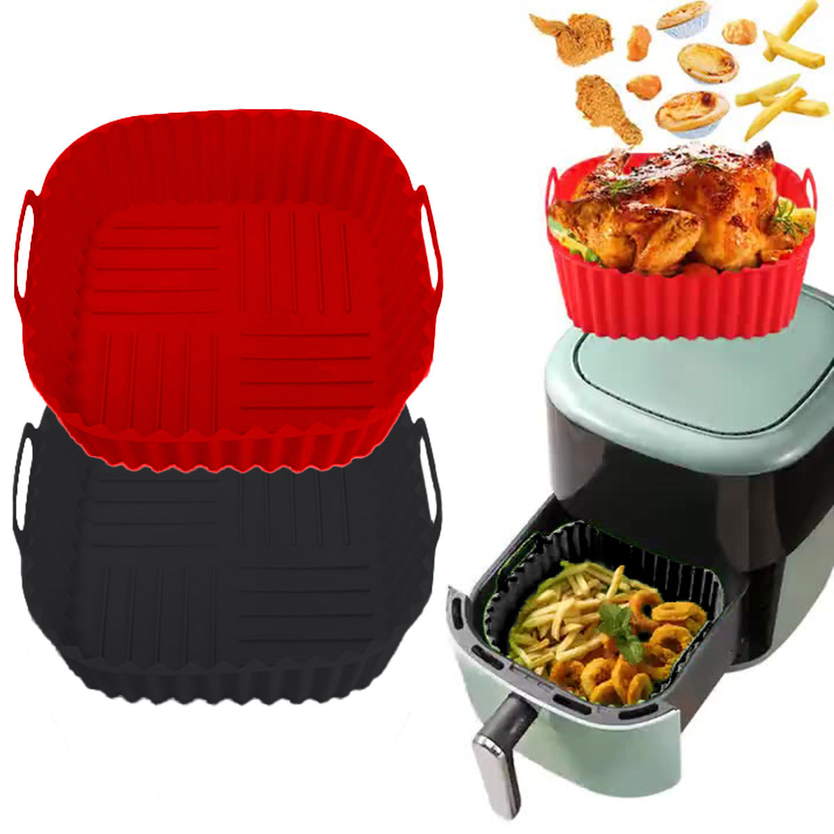 Silicone baking tray