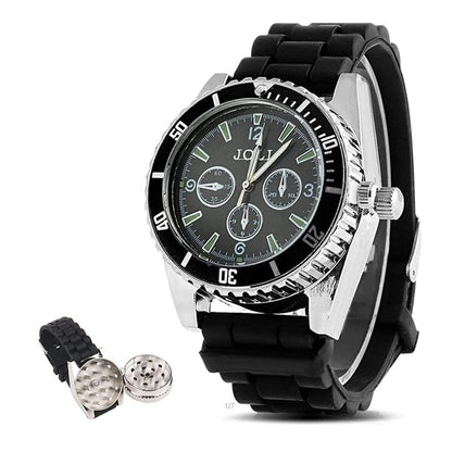 Silicone Band Electronic Watch Herb Grinder