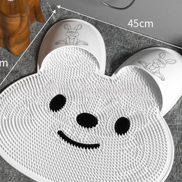 Silicone bath mat