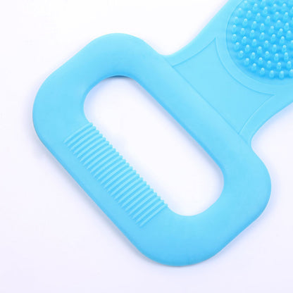 Silicone bath scrubber