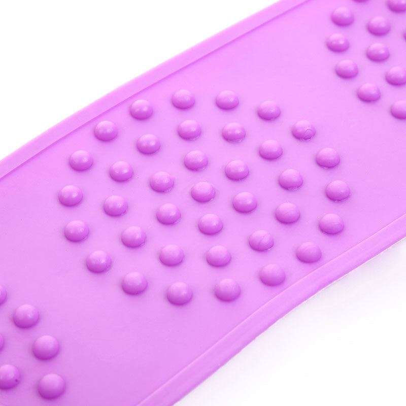 Silicone bath scrubber