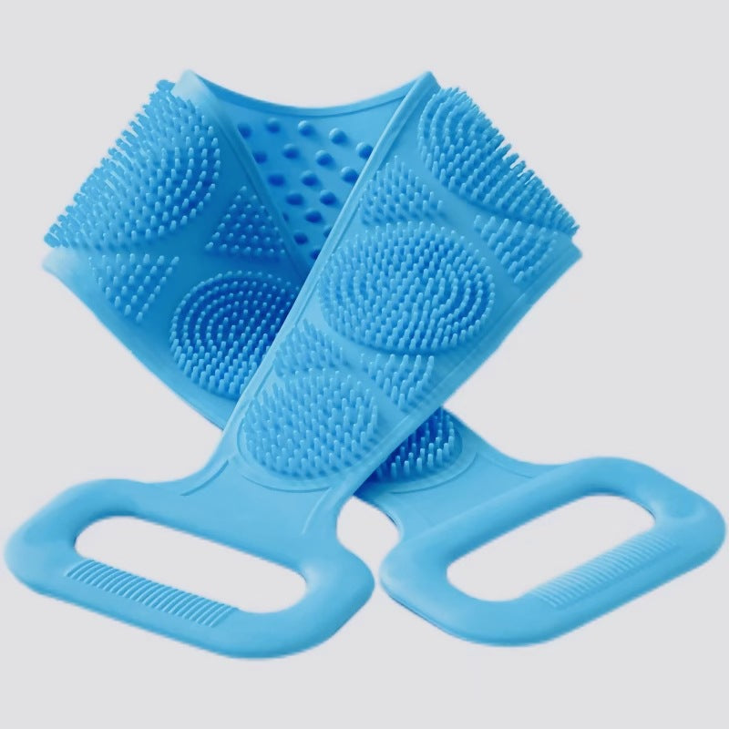 Silicone bath scrubber