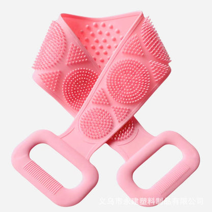 Silicone bath scrubber