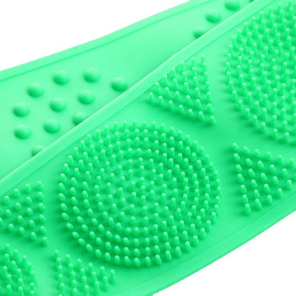 Silicone bath scrubber