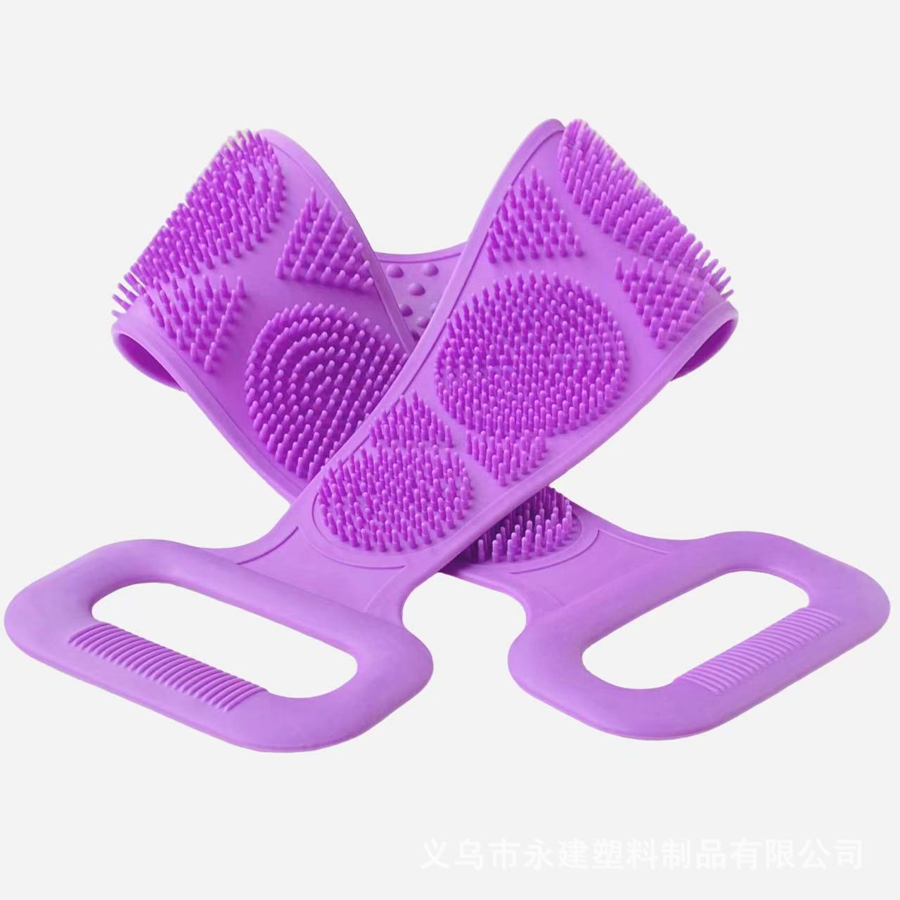 Silicone bath scrubber