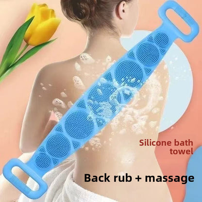 Silicone bath towel