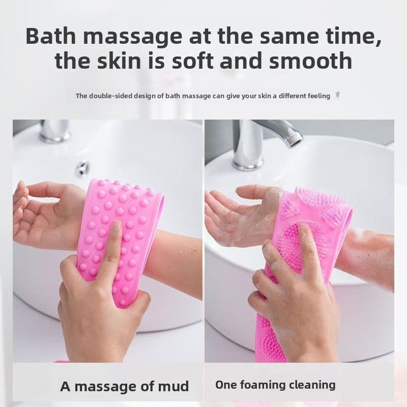 Silicone bath towel