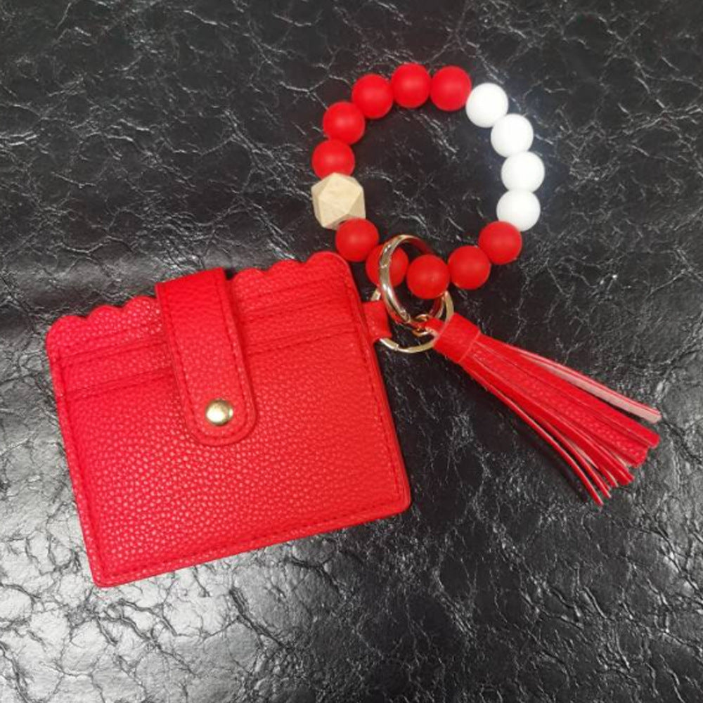 Silicone Bead Bracelet Card Bag
