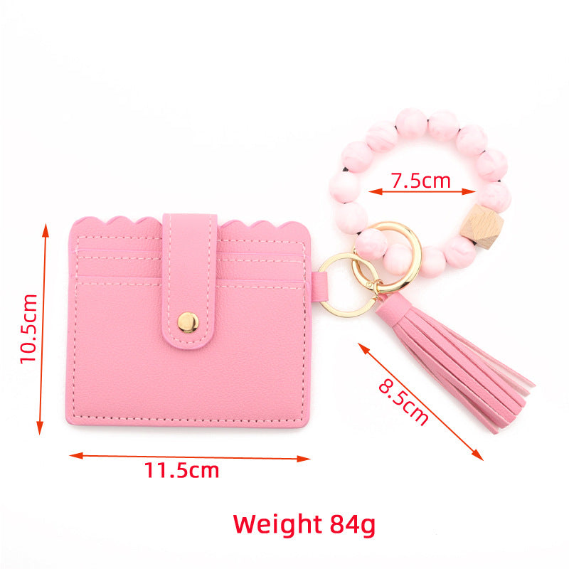 Silicone Bead Bracelet Card Bag
