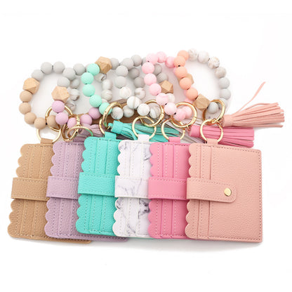 Silicone Bead Bracelet Card Bag