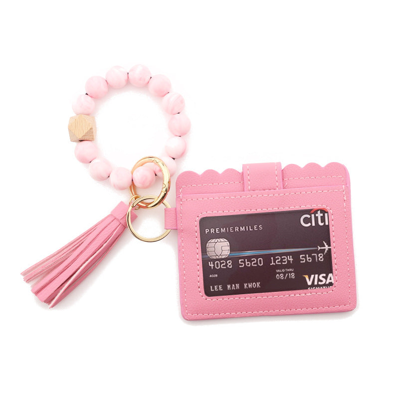 Silicone Bead Bracelet Card Bag