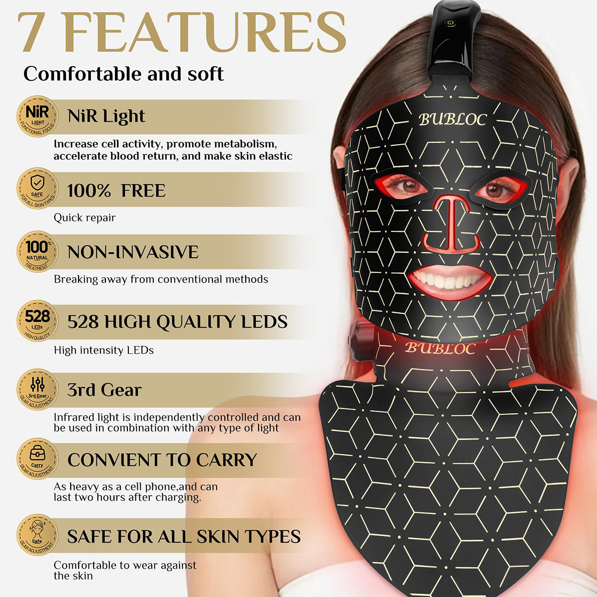 Silicone beauty mask