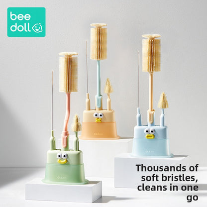 silicone bottle brush
