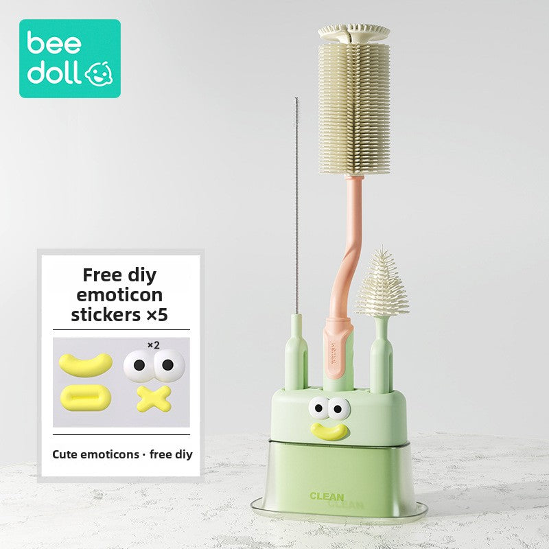 silicone bottle brush