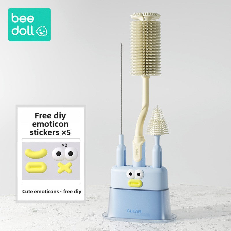 silicone bottle brush
