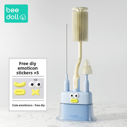 silicone bottle brush