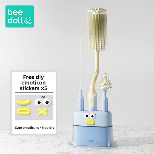 silicone bottle brush